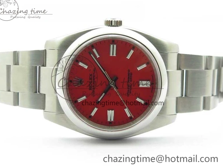 126000 1:1 Steel Perpetual Oyster Edition KRF Dial 36mm Best Red 904L A2824 0318
